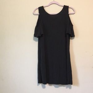 Tank dress with ruffle sleeves